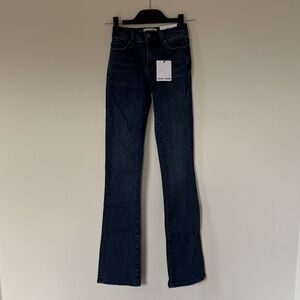 Nancy Rose NWT Indigo Women's Dark Blue Parker Slim Boot Jeans Size 23